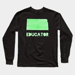 Kansas Educator Long Sleeve T-Shirt